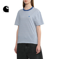  carhartt WIP 经典LOGO刺绣 女士短袖T恤  WHK/白色，WHT/白色 S，M，L，XS