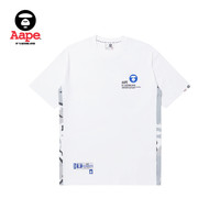  Aape 宽松 男士T恤  BKX/黑色，BLD/蓝色，WHX/白色 S，M，L，XL，XXL
