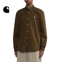 Carhartt WIP衬衫男装春季经典LOGO刺绣水洗宽版长袖卡哈特