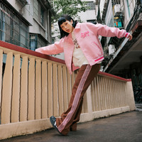 it fingercroxx女装微喇长裤时尚秋冬时髦活力休闲裤00261XL