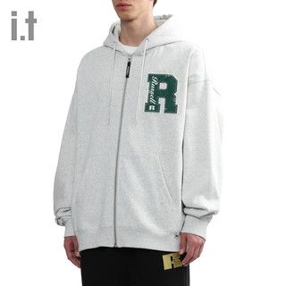 it RUSSELL ATHLETIC男装连帽拉链卫衣休闲秋冬活力外搭3076L