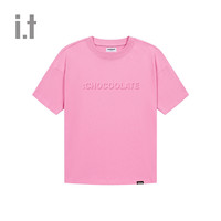 it :CHOCOOLATE男女同款多色短袖T恤2024夏季简约基础