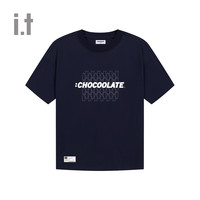 it :CHOCOOLATE女装圆领短袖T恤2024夏季时尚潮流半袖M006500
