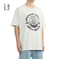 it :CHOCOOLATE男装宽松短袖T恤2024夏季文艺青年半袖1451XSM