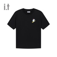 it :CHOCOOLATE女装圆领短袖T恤2024夏季动感活力半袖M004730