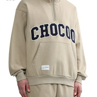 it :CHOCOOLATE男装立领半拉链卫衣时尚秋季休闲基础款3228XF