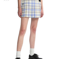 it :CHOCOOLATE女装格纹裙裤休闲夏季青春学园叠层短裤5601BS