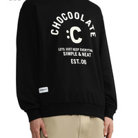 it :CHOCOOLATE男装多色圆领卫衣休闲冬季简约文艺风3272XFL
