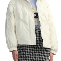it b+ab女装连帽拉链羽绒外套休闲冬季简约时尚羽绒服W222AJL