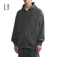 it UNDERGARDEN男装连帽拉链卫衣休闲秋冬有型纯色上衣00459X