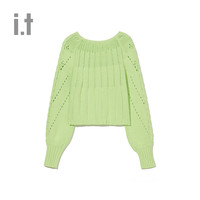 it Free People女装纯色圆领针织衫清新随性绞花毛衣B17573L