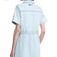 it UNDERGARDEN女装短袖连衣裙春夏潮流牛仔短裙00150XI