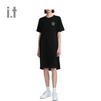 it UNDERGARDEN女装连衣裙春夏时尚后腰镂空T恤裙00181XI