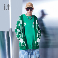 it UNDERGARDEN男装针织开衫秋冬时尚撞色格纹外套00277X