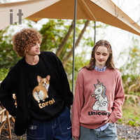 it UNDERGARDEN男女圆领针织衫休闲时尚秋冬潮流卡通图案