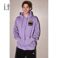 it UNDERGARDEN男装连帽卫衣秋冬潮流撞色图案印花3280MA