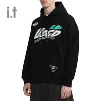 it UNDERGARDEN男装连帽卫衣秋冬休闲个性字母印花00275X