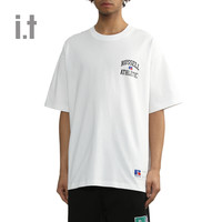 it RUSSELL ATHLETIC男装短袖T恤2024春夏潮流logo印花2102LX