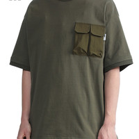 it Aftermaths男装短袖T恤春夏型格个性双口袋装饰00551X