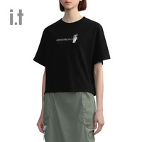 it MUSIUM DIV.女装镂空短袖T恤2024夏季酷飒时髦半袖00473XM