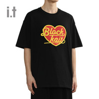 it BLOCKAIT款宽松短袖T恤2024夏季潮流时尚半袖00851XM