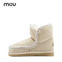 mou女士ESKIMO18时尚 休闲舒适保暖 羊皮毛一体 雪地靴 女鞋 短靴