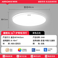 京东百亿补贴、PLUS会员：ARROW 箭牌照明 吸顶卧室灯 24W 白光 40cm