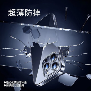 适用苹果13手机壳iphone15透明15promax14pro简约ip11男士x/xr全包7女8plus防摔xsmax高级感12超薄散热xs