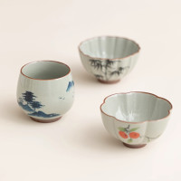 今日必买:棠品 哥窑纯手绘釉下彩品茗杯 10款任选 80-130ml