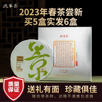 德丰昌 茶叶普洱生茶冰岛头春景迈普洱茶生茶手撕饼明前春尖春茶叶礼盒装 23年 景迈春尖手撕饼 200g * 1盒