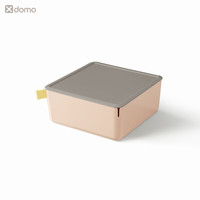 deli 得力 Xdomo系列 XDM11 带盖收纳盒 1个 粉色