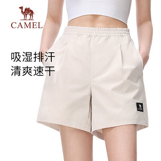 骆驼（CAMEL）户外速干裤男短裤防晒防紫外线宽松廓形运动五分裤 A