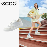 爱步（ECCO）板鞋女 时尚百搭小白鞋厚底休闲鞋低帮鞋 街头趣闯291543