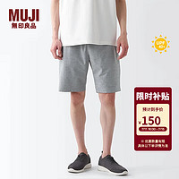 无印良品（MUJI） Walker 男式 防紫外线 易干 短裤 男士春季 防晒 BIC03A3S 中灰色 S 165/72A