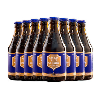 CHIMAY 智美 蓝帽啤酒 修道士精酿 啤酒 330ml*8瓶 比利时进口