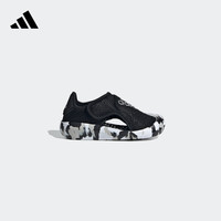 adidas「小浮艇」ALTAVENTURE 2.0休闲凉鞋男婴童阿迪达斯轻运动 黑/白/浅灰 2