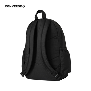 匡威（Converse）书包双肩包经典款大容量男女旅行包初高中生男女通用背包 正黑色 M