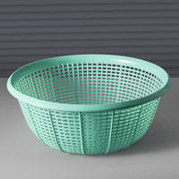 Welshine 惠而信0145圆筛 圆萝PE洗菜沥水篮塑料筐圆筐簸箕 35*13.3cm 个