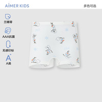 爱慕儿童（AIMER KIDS）夏季抑菌0碳莫代尔儿童内裤女童中腰平角裤冰雪奇缘系列艾莎 雪宝AK123G751 100