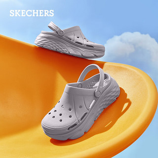 斯凯奇（Skechers）女士休闲时尚百搭易穿透气夏季包头凉鞋踩屎感洞洞鞋111127 薰衣草色/LAV 39 尺码偏大，选小一码