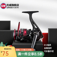 GW光威速龙鱼线轮海钓渔线轮金属线杯路亚轮海竿轮 5000
