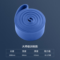 LEDOMODA阻力带弹力带深蹲爆发力量训练胸肌引体向上拉力绳瑜伽拉力带 深海蓝【65-175磅】非猛男慎选