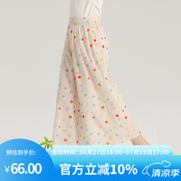 布丁哈鲁(budinghalu)布丁哈鲁女童洋气长裙2024夏季新款儿童休闲无袖波点连衣裙裙子 彩色波点长裤 120cm