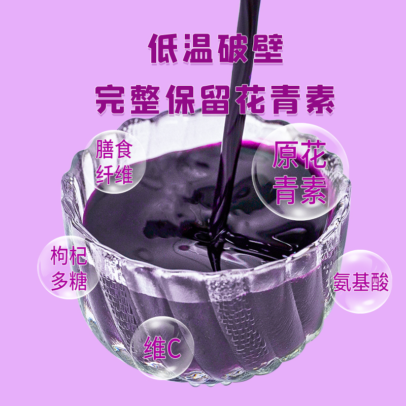 新养集黑枸杞原浆300ml/盒青海黑枸杞汁原液礼盒花青素易吸收