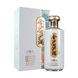 jinsha金沙回沙酒回味53度酱香型白酒大曲坤沙纯粮酒500ml6瓶整箱装