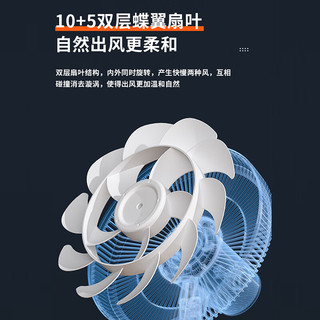 先科（SAST）电风扇/落地扇/台式风扇/台地两用/家用风扇/15叶大风量风扇 FD-269加长线款 15叶大风量落地扇--加长线款