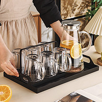 CRISTALGLASS 格娜斯 耐高温玻璃杯家庭套装家用水杯带把泡茶杯喝水杯子水具杯具