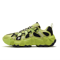FILA 斐乐 FUSION系列 EXOCET 女子徒步鞋 T12W431610-AL 苹果绿/青柠绿 37.5