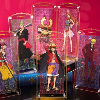 TOEI ANIMATION 东映动画 航海王系列 和之国草帽一伙 屏风盲盒拼图
