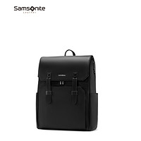 Samsonite 新秀丽 男士轻奢牛皮革翻盖商务双肩包 NV0*09003